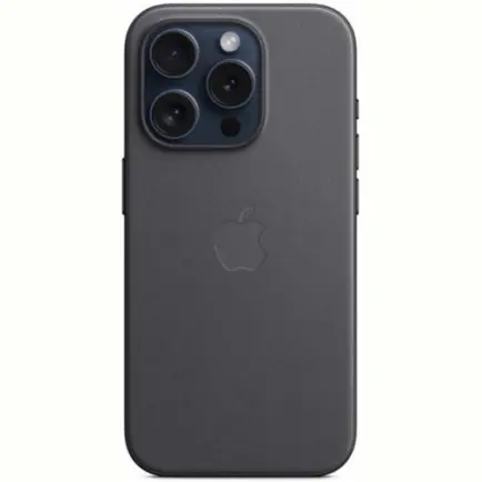 Чехол-накладка Apple FineWoven Case with MagSafe для Apple iPhone 15 Pro Black (MT4H3)
