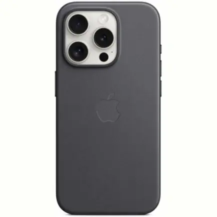 Чехол-накладка Apple FineWoven Case with MagSafe для Apple iPhone 15 Pro Black (MT4H3)