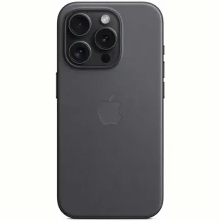 Чехол-накладка Apple FineWoven Case with MagSafe для Apple iPhone 15 Pro Black (MT4H3)