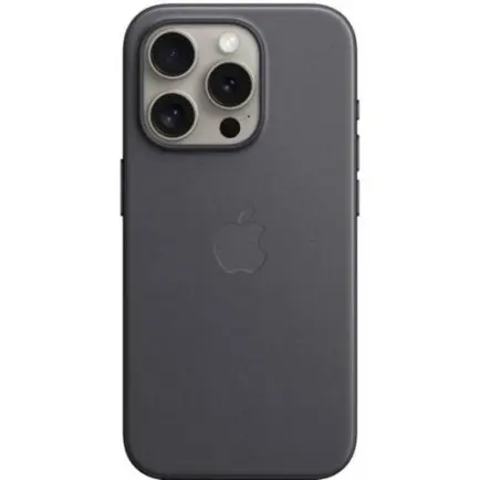 Чехол-накладка Apple FineWoven Case with MagSafe для Apple iPhone 15 Pro Black (MT4H3)