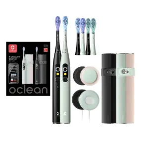 Умная зубная электрощетка Oclean X Ultra 20 S Duo Set Green+Black (6970810557152)