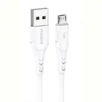 Кабель Foneng X81 1M Cable USB - microUSB 2.1A 1м White (X81-CA-MU)