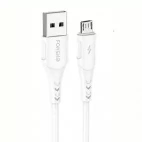 Кабель Foneng X81 1M Cable USB - microUSB 2.1A 1м White (X81-CA-MU)