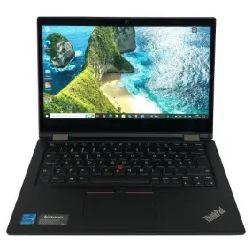 Ноутбук Lenovo ThinkPad L13 Yoga G2 / 13.3" FullHD IPS Touch / i3-1115G4 / 8GB / 256GB SSD / Win10Pro - Б/у