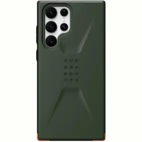 Чeхол-накладка Urban Armor Gear Civilian для Samsung Galaxy S22 Ultra SM-S908 Olive (21344D117272)