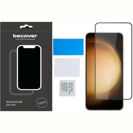 Защитное стекло BeCover для Samsung Galaxy S24 SM-S921 Black (711037)
