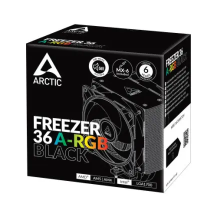 Кулер процесорний Arctic Freezer 36 A-RGB Black SI (AOCPU00013A)