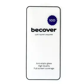 Защитное стекло BeCover для Xiaomi Redmi Note 12 Pro 5G 10D Black (711374)