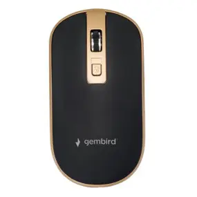 Мышь беспроводная Gembird MUSW-4B-06-BG Black/Gold
