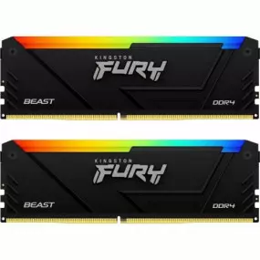 Модуль пам`яті DDR4 2x16GB/3200 Kingston Fury Beast RGB (KF432C16BB2AK2/32)