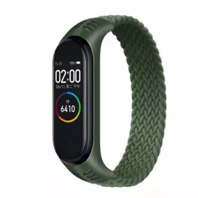 Ремінець BeCover Elastic Nylon Style для Xiaomi Mi Smart Band 5/Mi Smart Band 6 Size M Khaki (706150)