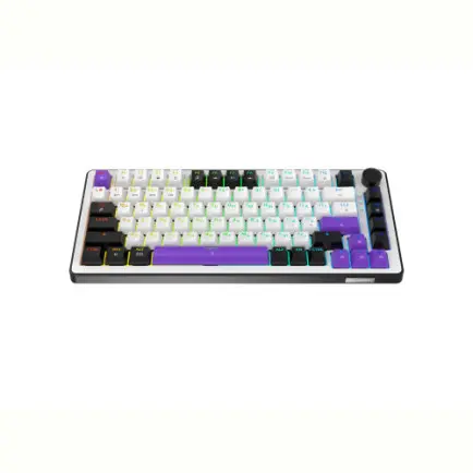 Клавиатура беспроводная Hator Hellyberry HK75 Wireless White/Violet