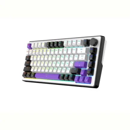 Клавиатура беспроводная Hator Hellyberry HK75 Wireless White/Violet