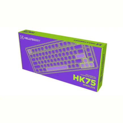 Клавиатура беспроводная Hator Hellyberry HK75 Wireless White/Violet