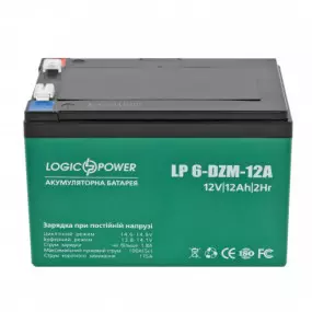Аккумуляторная батарея LogicPower LP 12V 12AH (6-DZM-12)