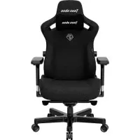 Кресло для геймеров Anda Seat Kaiser 3 Size XL Fabric Black (AD12YDC-XL-01-B-CF)..
