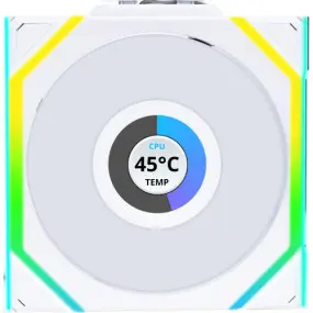 Вентилятор Lian Li Uni Fan SL Wireless LCD Reverse 120-1 White (G99.12RSLLCD1W1W.00)