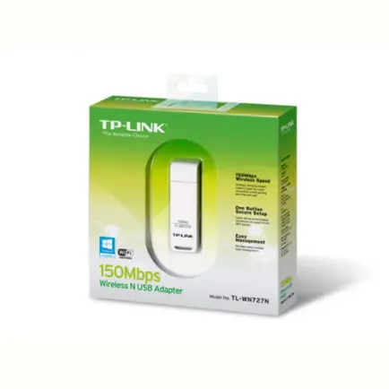 Беспроводной адаптер TP-Link TL-WN727N (150Mbps, USB)