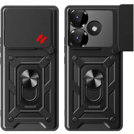 Чeхол-накладка BeCover Military для Poco F6 Black (712165)
