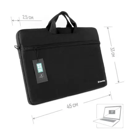 Сумка для ноутбука ColorWay Casual 17-17.3 Black (CW-LBC173-BK)