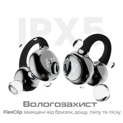 Bluetooth-гарнитура HiFuture Flexclip Black