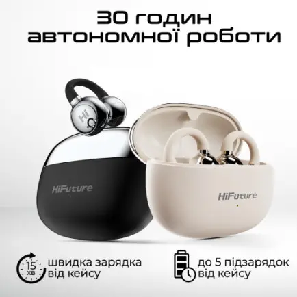 Bluetooth-гарнитура HiFuture Flexclip Black