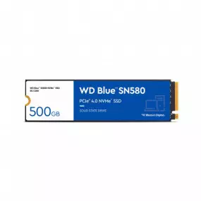 Накопичувач SSD  500GB WD Blue SN580 M.2 2280 PCIe 4.0 x4 3D TLC (WDS500G3B0E)