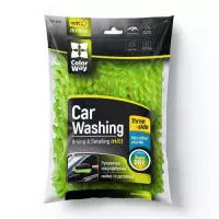 Рукавичка ColorWay з мікрофібри для миття та полірування автомобіля, двостороння..