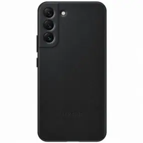 Чехол-накладка Samsung Leather Cover для Samsung Galaxy S22+ SM-S906 Black (EF-VS906LBEGRU)