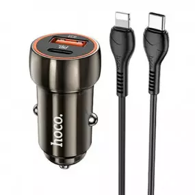 Автомобильное зарядное устройство Hoco Z46A (1USB 3A 18W QC3.0  + PD 1Type-C 20W)