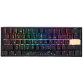 Клавиатура Ducky One 3 Mini Cherry MX Red RGB UA USB Black (DKON2161ST-RUAPXCLAWSC1)