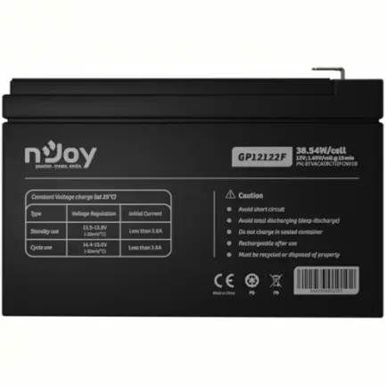 Акумуляторна батарея Njoy GP12122F 12V 12AH (BTVACATBCTI2FCN01B)