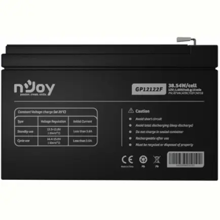 Акумуляторна батарея Njoy GP12122F 12V 12AH (BTVACATBCTI2FCN01B)