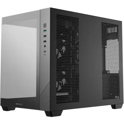 Корпус DeepCool CG330 3F Black (R-CG330-BKNGM3-G)