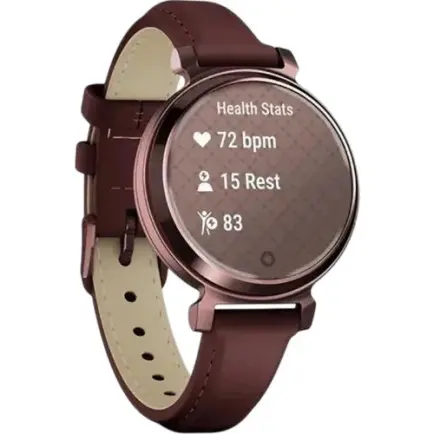 Смарт-часы Garmin Lily 2 Classic Dark Bronze with Mulberry Leather Band (010-02839-03)
