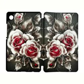 Чeхол BeCover Smart Case для Samsung Galaxy Tab A11 SM-X133/SM-X135 8.7" Black Rose (713983)
