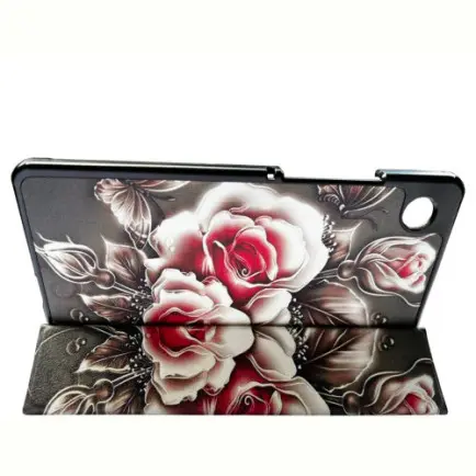 Чeхол BeCover Smart Case для Samsung Galaxy Tab A11 SM-X133/SM-X135 8.7" Black Rose (713983)