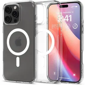 Чeхол-накладка Spigen Ultra Hybrid with MagFit для Apple iPhone 16 Pro Max Frost Clear (ACS08002)