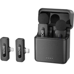 Мікрофон BOYA BY-V3 combo Type-C/Lightning Black