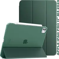 Чeхол-книжка BeCover Tri Fold Hard для Apple iPad Pro 11" M4 2024 Dark Gree..