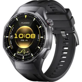 Смарт-часы Huawei Watch GT 6 Pro 46mm Black with Black Fluoroelastomer Strap (55020FTU)