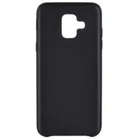 Чехол-накладка 2E Leather Case для Samsung Galaxy A6 2018 SM-A600 Black (2E-G-A6..