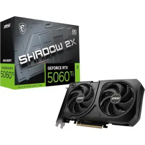 Відеокарта GF RTX 5060 Ti  8GB GDDR7 Shadow 2X Plus MSI (GeForce RTX 5060 Ti 8G SHADOW 2X PLUS)