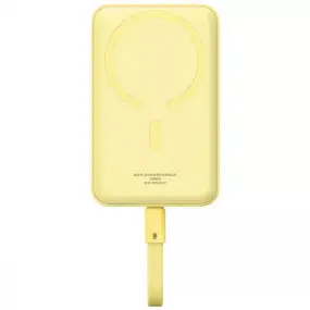 Універсальна мобільна батарея Baseus Magnetic Mini 10000mAh, 30W Yellow (P1002210BY23-00)