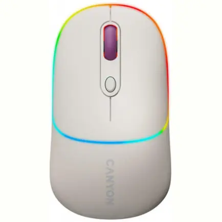 Мышь беспроводная Canyon MW-22 Dual Band RGB Wireless Rice (CNS-CMSW22RC)