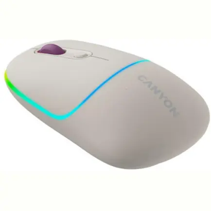 Мышь беспроводная Canyon MW-22 Dual Band RGB Wireless Rice (CNS-CMSW22RC)