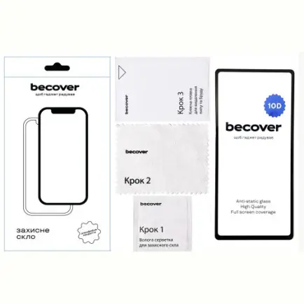 Защитное стекло BeCover для Google Pixel 7a 10D Black (711490)