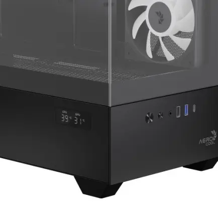Корпус AeroCool P500D Digi-G-BK-v1 Black (ACCM-PN07033.11)