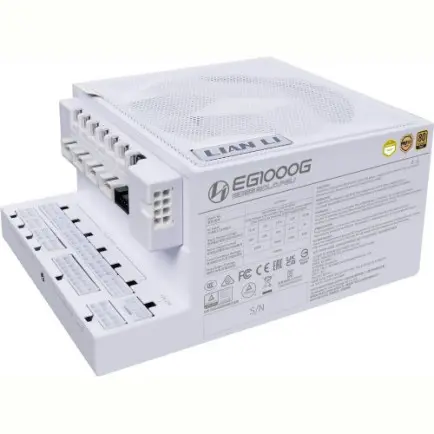 Блок живлення Lian Li Edge Gold 1000W White with Hub, EU Cord (G9P.EG1000G.WH00.EU)