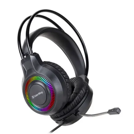 Гарнитура СolorWay GlowCore RGB Black (CW-HPG02BK)